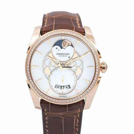  Parmigiani Fleurier Tonda PFC283-1063300-HA4021 - Tonda Automatic White Mother of Pearl Dial Rose Gold Ladies Watch </h1> 