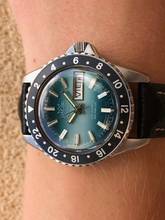 Thumbnail von Oscar Gents Automatic Wristwatch 25 Jewel Automatic with bi-directional 24 – hour Bezel </h1>