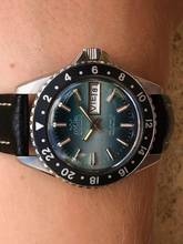 Thumbnail von Oscar Gents Automatic Wristwatch 25 Jewel Automatic with bi-directional 24 – hour Bezel </h1>