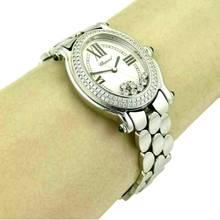 Thumbnail von Chopard Happy Sport Quartz 29mm Steel 7 Floating DIAMONDS ~2.5TCW Watch </h1>