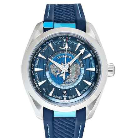  Omega Seamaster Aqua Terra Worldtimer 220.12.43.22.03.001 - Seamaster Aqua Terra Chronometer GMT WorldTimer 43mm Automatic Blue </h1> 