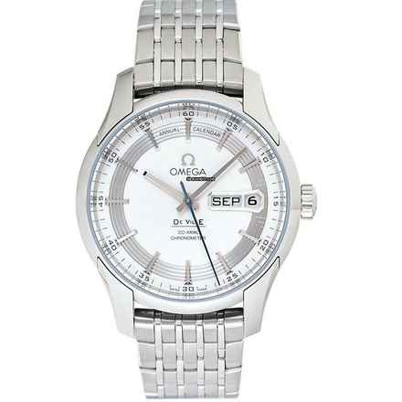  Omega De Ville Hour Vision 431.30.41.22.02.001 - De Ville Hour Vision Co-Axial Annual Calendar 41 mm Automatic Silver </h1> 