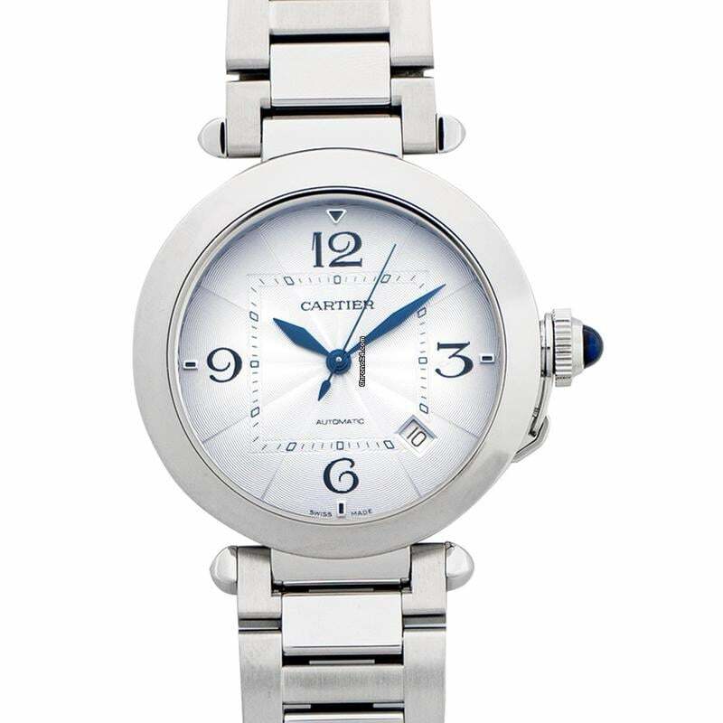 Cartier Pasha WSPA0009 - Pasha de Cartier Automatic Silver Dial Stainless Steel Men's Watch </h1>
