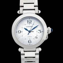 Thumbnail von Cartier Pasha WSPA0009 - Pasha de Cartier Automatic Silver Dial Stainless Steel Men's Watch </h1>