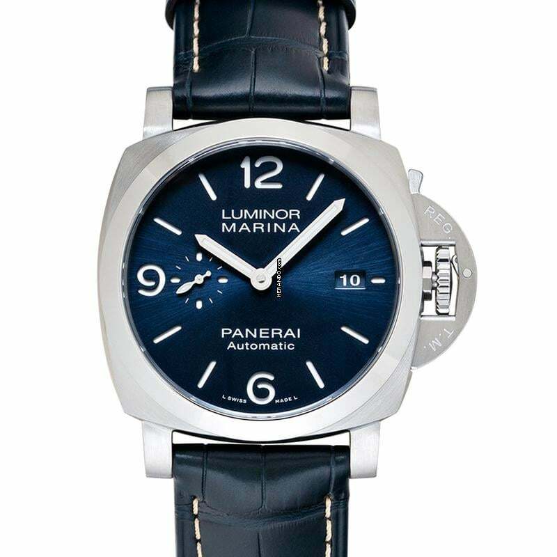 Panerai Luminor 1950 PAM01313 - Luminor 1950 Automatic Blue Dial Steel Men's Watch </h1>