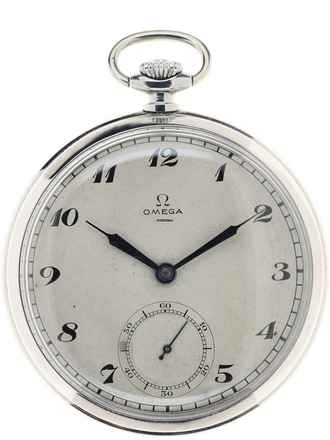 Omega Taschenuhr Gents elegant Pocket Watch Ref. 374-13  