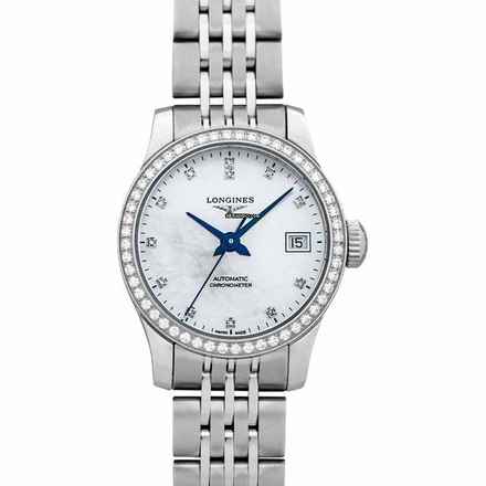  Longines Record L23200876 - Record Automatic Mother of Pearl Dial Stainless Steel Ladies Watch </h1> 