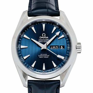  Omega Seamaster Aqua Terra 231.13.43.22.03.002 - Seamaster Aqua Terra Co-Axial Annual Calendar Automatic Blue Dial Me </h1> 