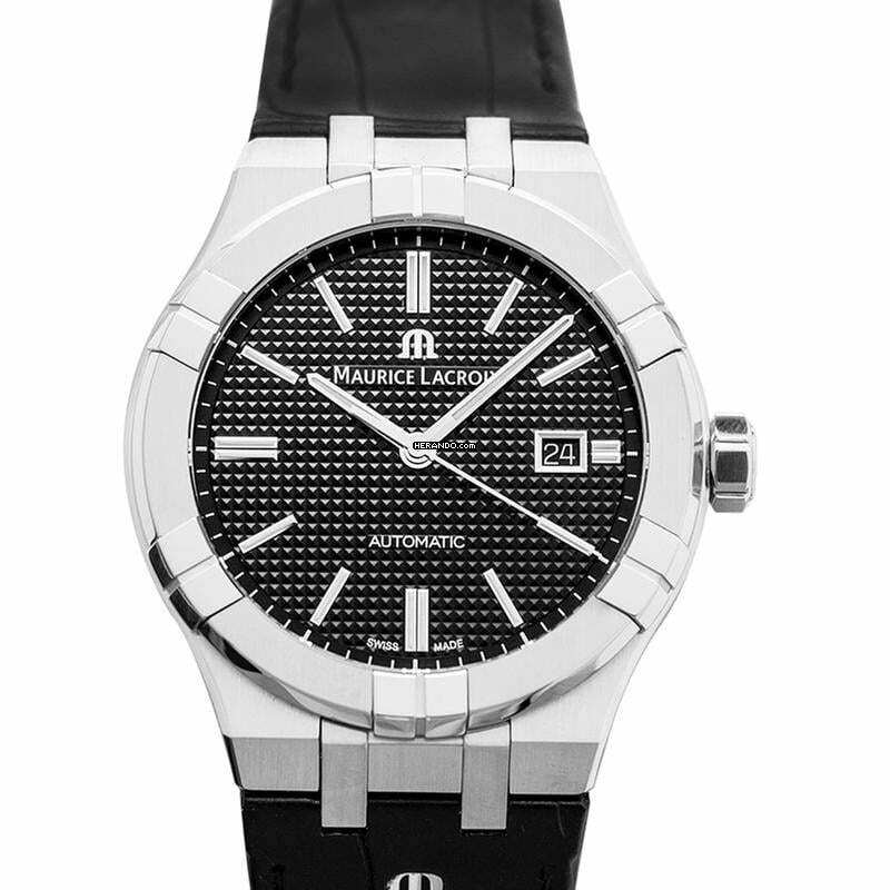 Maurice Lacroix AIKON AI6008-SS001-330-1 - Aikon Automatic Black Dial Men's Watch </h1>