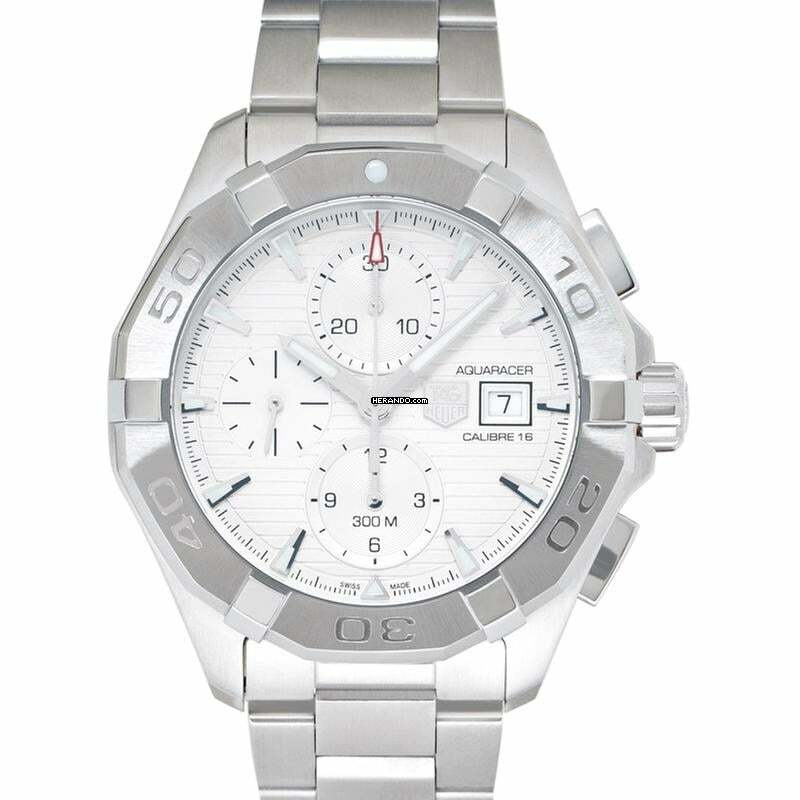 TAG Heuer Aquaracer 300M CAY2111.BA0927 - Aquaracer Chronograph Automatic Silver Dial Men's Watch </h1>