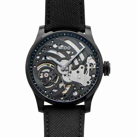  Mido Multifort M032.605.47.410.00 - Multifort Mechanical Skeleton Limited Edition Manual-winding Black Di </h1> 