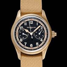 Thumbnail von Montblanc 1858 MB125583 - 1858 Monopusher Chronograph Limited Edition Automatic Black Dial Men's Watch </h1>