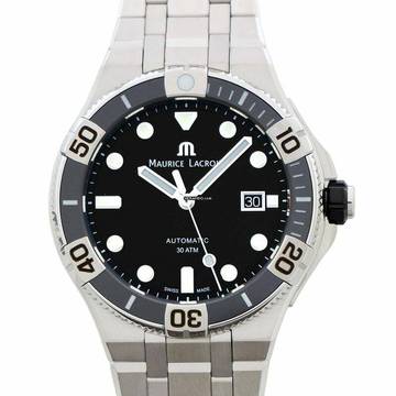  Maurice Lacroix AIKON AI6058-SS002-330-1 - Aikon Venturer Automatic Black Sunbrushed Dial Men's Watch </h1> 