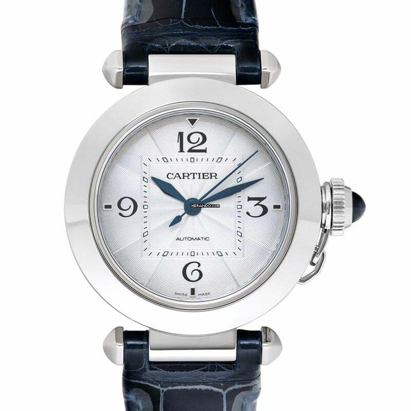 Cartier Pasha WSPA0012 - Pasha de Cartier Automatic Silver Dial Steel Ladies Watch </h1>