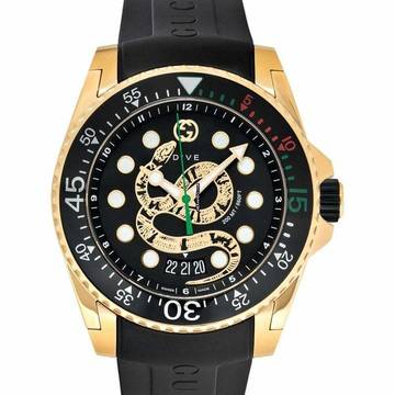  Gucci Dive YA136219 - Dive Quartz Black Dial Men's Watch </h1> 
