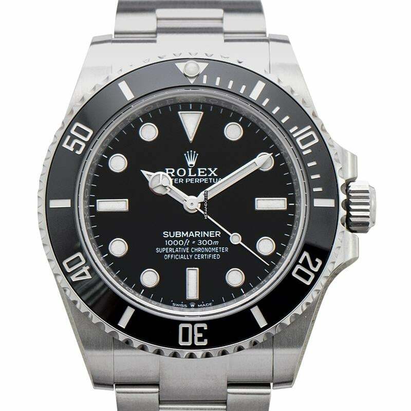 Rolex Submariner (No Date) 124060-0001 - Submariner Oystersteel New Model 2020 Automatic Chronometer Black Dial Men's </h1>