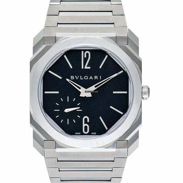  Bulgari Octo 103297 - Octo Automatic Black Dial Stainless Steel Men's Watch </h1> 
