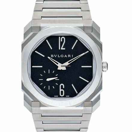  Bulgari Octo 103297 - Octo Automatic Black Dial Stainless Steel Men's Watch </h1> 