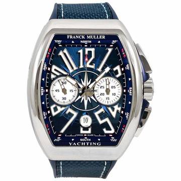  Franck Muller Vanguard V 45 CC DT AC YACHT (BL) - VANGUARD Automatic Blue Dial Stainless Steel Men's Watch </h1> 