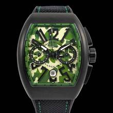 Thumbnail von Franck Muller Vanguard V45 CC DT CAMO TT NR MC VE - VANGUARD Automatic Green Dial Titanium Men's Watch </h1>