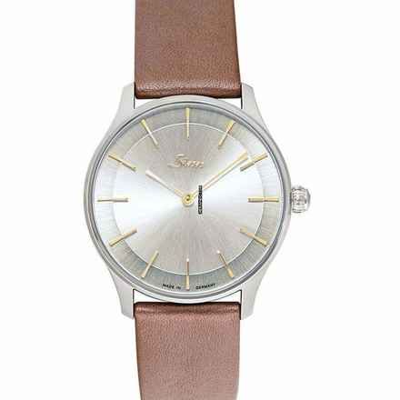 Sinn 1739.011 - Classic Timepieces 1739 Sliver Dial Calfskin Gold-brown Seamless Leather Watch </h1> 
