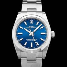 Thumbnail von Rolex Oyster Perpetual 34 124200-0003 - Oyster Perpetual 34mm Automatic Blue Dial Ladies Watch </h1>