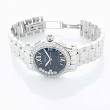 Thumbnail von Chopard Happy Sport 278559-3007 - Happy Diamonds Automatic Blue Dial Stainless Steel Ladies Watch </h1>