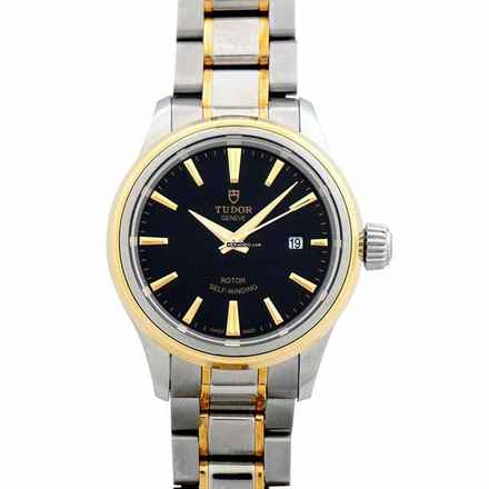  Tudor Style 12103-65013 - Style Automatic black Dial Steel Ladies Watch </h1> 