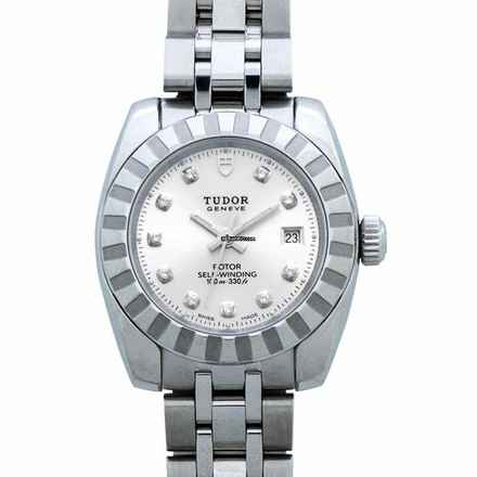  Tudor Classic 22010-0009 - Classic 28 Automatic Silver Dial Diamond Ladies Watch </h1> 