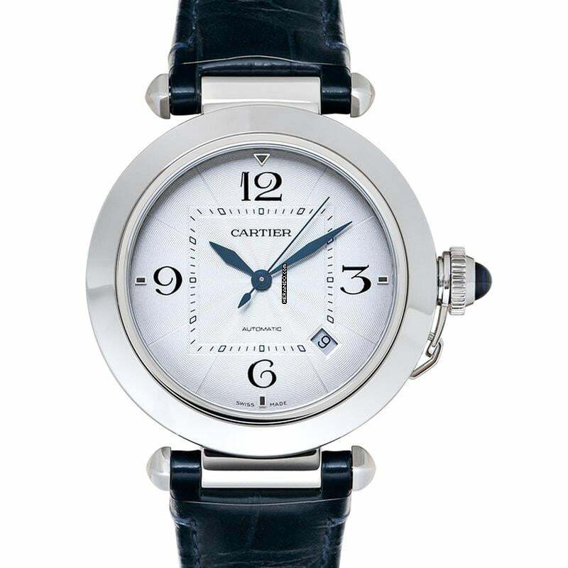 Cartier Pasha WSPA0010 - Pasha de Cartier Automatic Silver Dial Stainless Steel Men's Watch </h1>