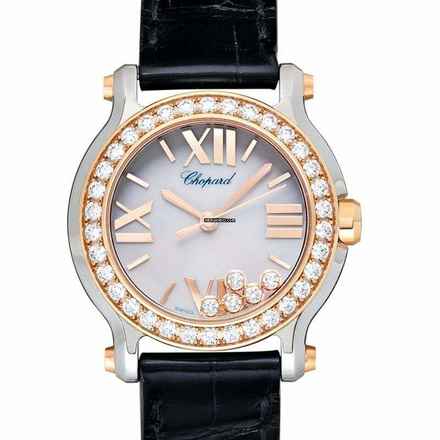  Chopard Happy Sport 278509-6006 - Happy Sport Quartz Mother of Pearl Dial Bicolour Ladies Watch </h1> 