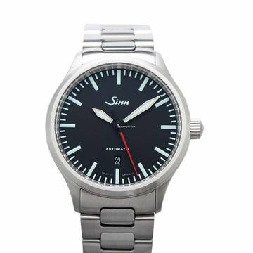  Sinn 836.010 - Series 836 Black Dial Solid Two-Link Stainless Steel Watch 43mm </h1> 