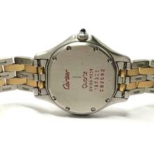 Thumbnail von Cartier COUGER 27mm 2 Row Gold Steel Ladies Watch Diamond Bezel </h1>