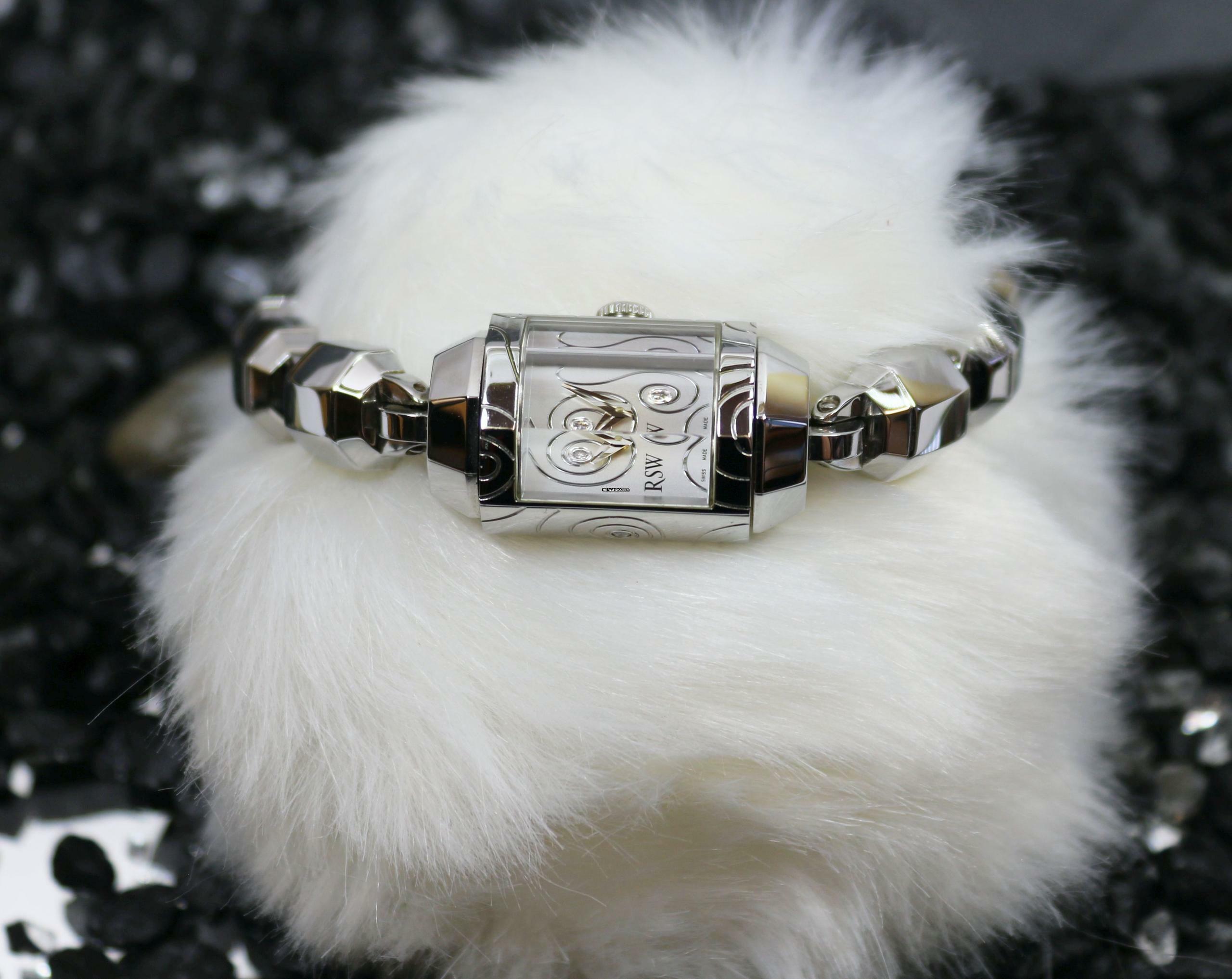 RSW Swiss Lady Liberty Diamond Silver Dial Reduced Price