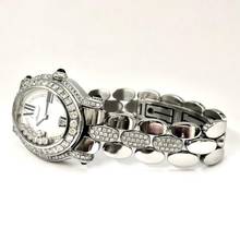Thumbnail von Chopard Happy Sport Quartz Steel 7 Floating DIAMONDS 3TCW+ DIAMOND Watch </h1>
