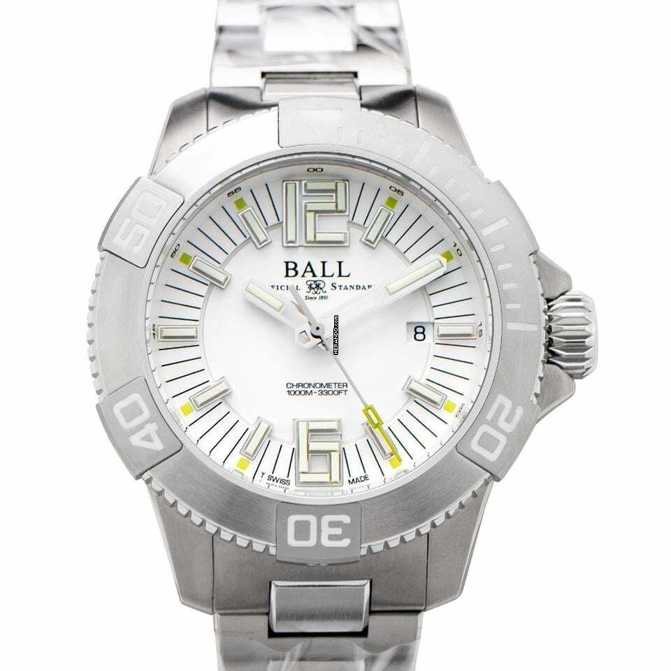 Ball Engineer Hydrocarbon DM3002A-SC-WH - Engineer Hydrocarbon Automatic White Dial Titanium Men's Watch </h1>