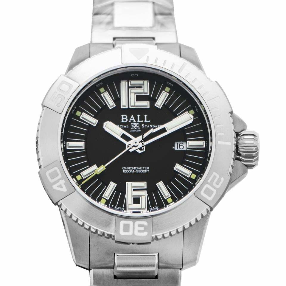 Ball Engineer Hydrocarbon DM3002A-SC-BK - Engineer Hydrocarbon Automatic Black Dial Titanium Men's Watch </h1>