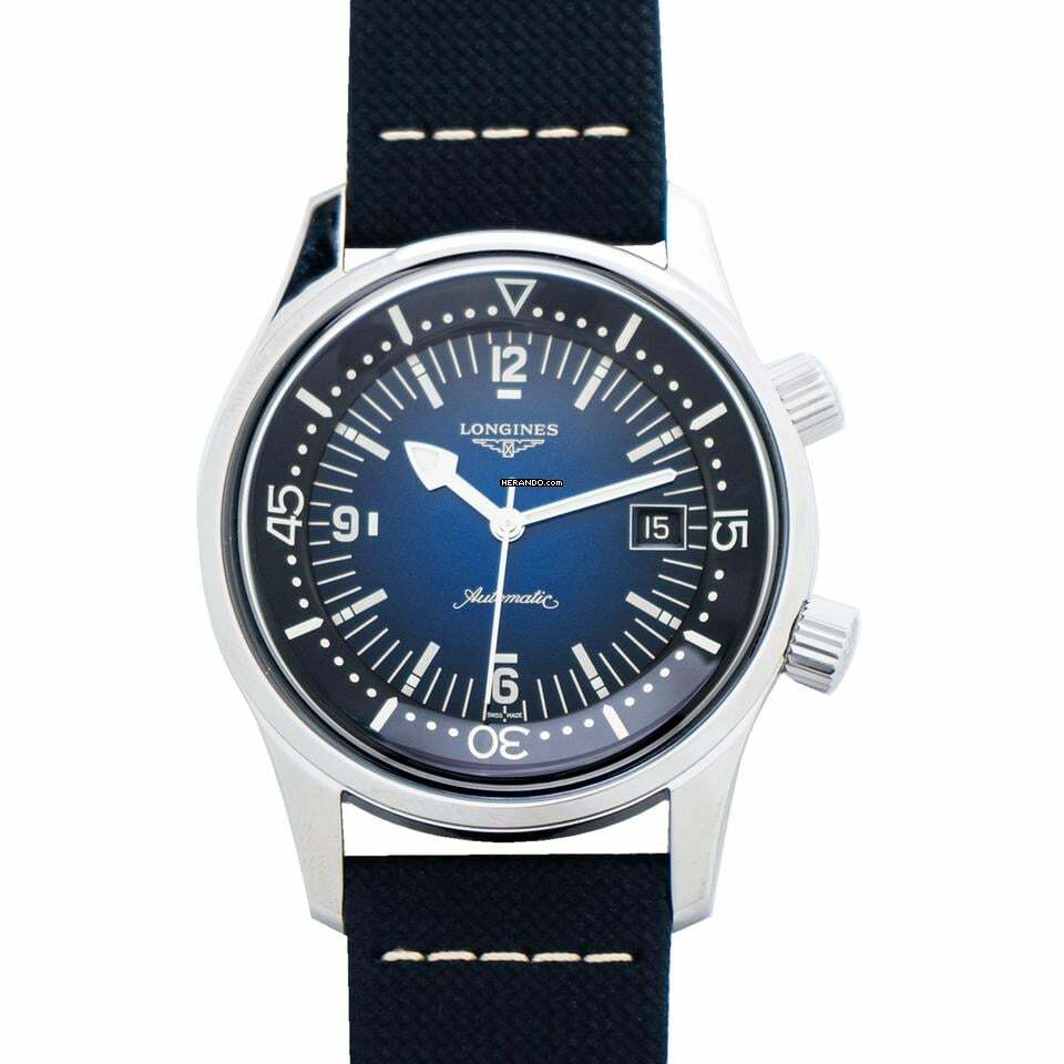 Longines Heritage L37744902 - Longines Heritage Automatic Blue Dial Stainless Steel Men's Watch </h1>
