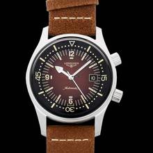 Thumbnail von Longines Heritage L37744602 - Longines Heritage Automatic Brown Dial Stainless Steel Men's Watch </h1>