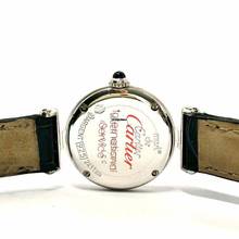 Thumbnail von Cartier COLISÈE 24mm GP Silver DIAMONDS & Blue SAPPHIRES Watch </h1>