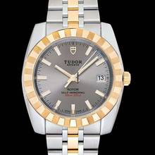 Thumbnail von Tudor Classic 22013-62543-GRIDSTL - Classic Date Grey / Yellow gold toned steel Ø28.00 mm </h1>