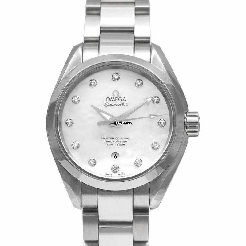 Omega Seamaster Aqua Terra 231.10.34.20.55.002 - Seamaster Aqua Terra 150M Master Co-Axial 34 mm Automatic White Dial </h1>