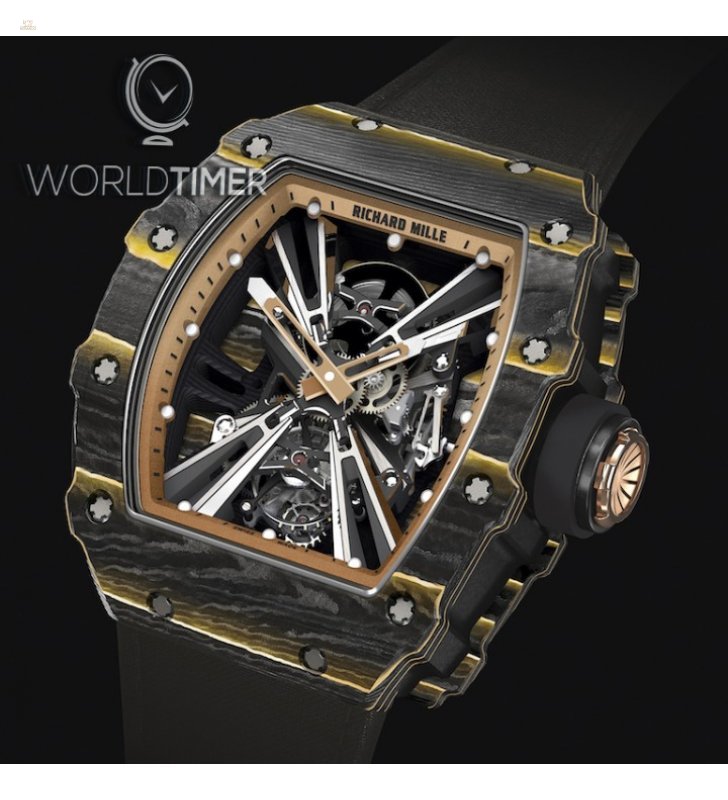 Richard Mille [NEW] Carbon and Gold TPT RM 12-01 Tourbillon