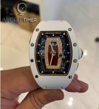 Thumbnail von Richard Mille [NEW] RM 037 Ladies Automatic White Ceramic and Rose Gold Watch