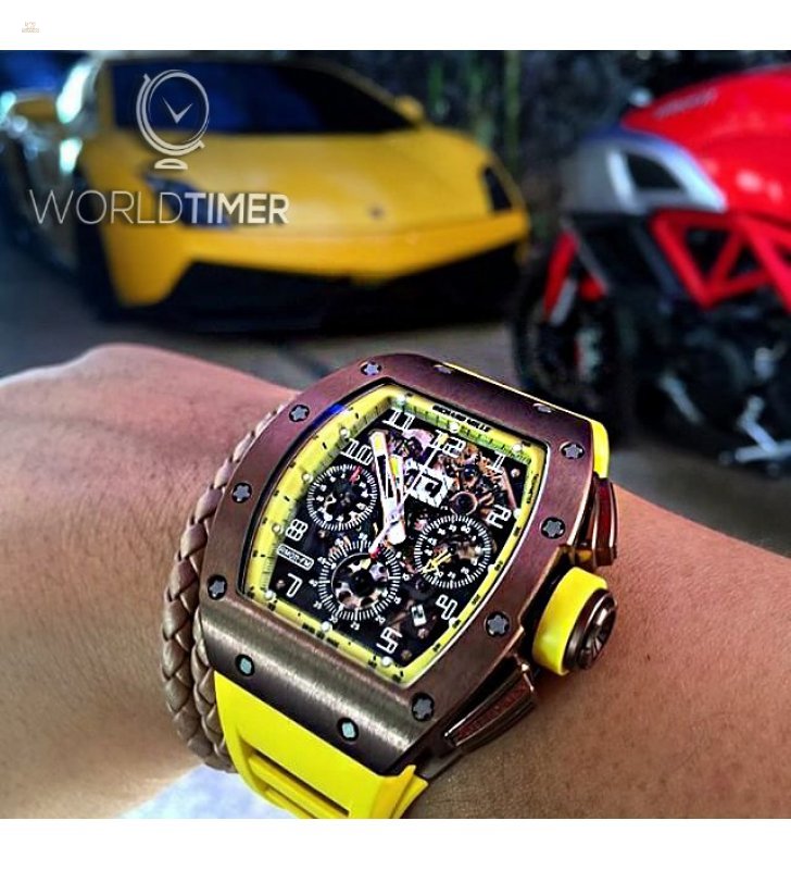 Richard Mille [2011 MINT][LIMITED 30 PIECE] RM 011 Felipe Massa Yellow "Bronzo"