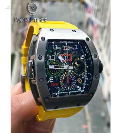 Richard Mille [2016 LIKE NEW] RM 11-02 Titanium GMT Flyback Chronograph Dual Time Zone