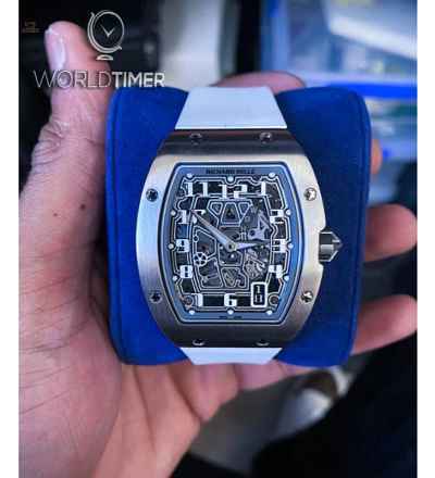 RICHARD MILLE RM 67-01 WHITE GOLD EXTRA FLAT AUTOMATIC WATCH