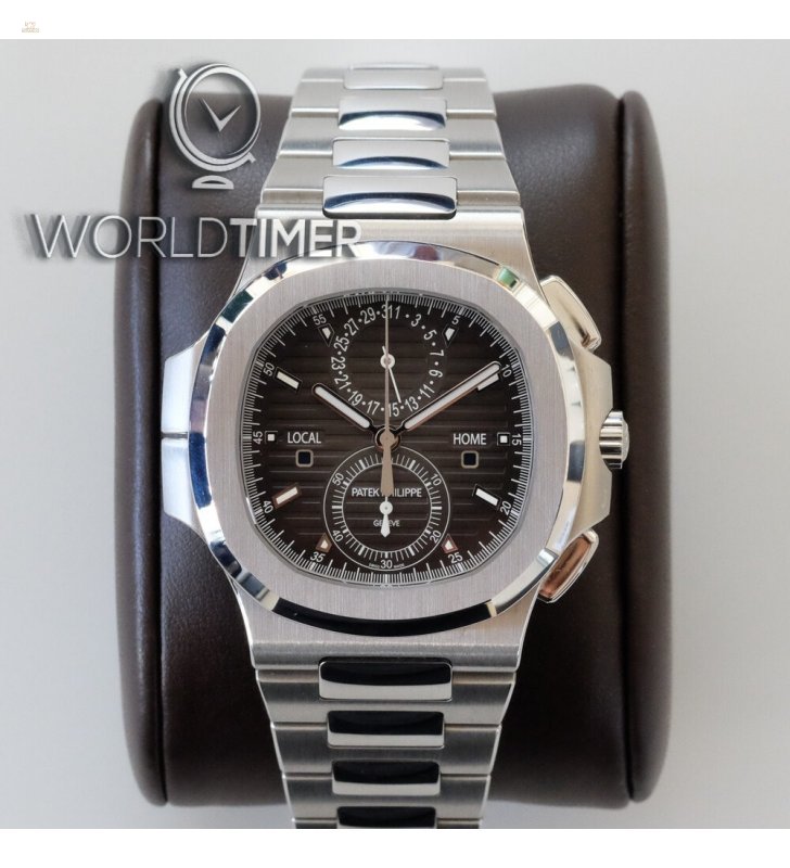 Patek Philippe [2019 NEW] Nautilus Travel Time Steel Chronograph 5990/1A