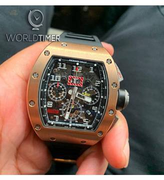 Richard Mille [2012 MINT] RM 011 Rose Gold Automatic Watch
