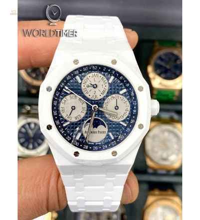 Audemars Piguet [NEW] Royal Oak Perpetual Calendar White Ceramic 26579CB.OO.1225CB.01